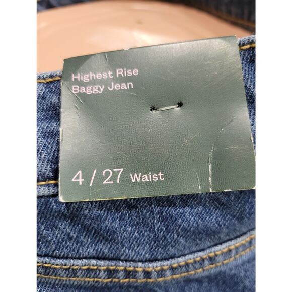 NEW Wild Fable Womens Highest Rise Baggy Jeans Y2K 90s Size‎ 4 - Picture 13 of 13